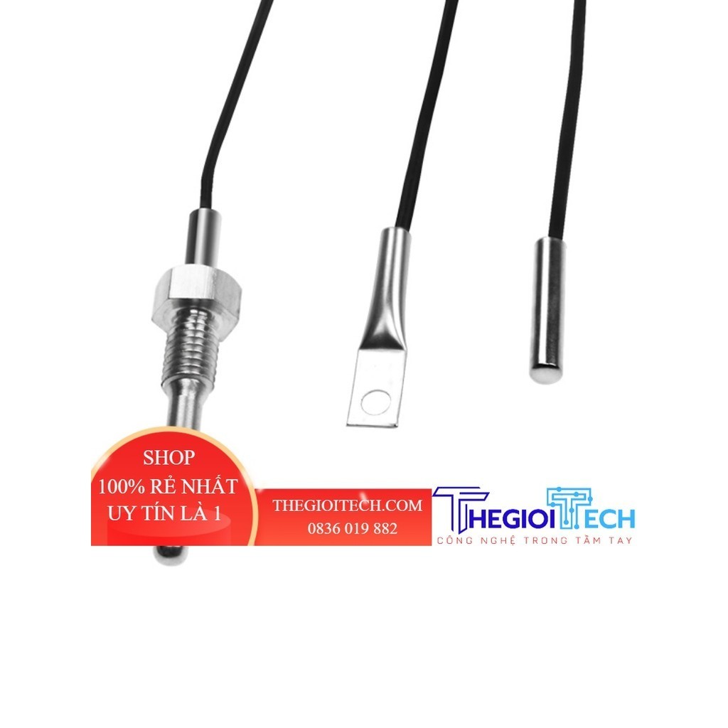 Cảm Biến Nhiệt Độ Chuồng Gà Nhà Kính Nhiệt NTC Điện Trở 5K 10K 20K 50K 100K Làm Lạnh Và Sưởi Ấm - Đầu Dò-10K-500Mm