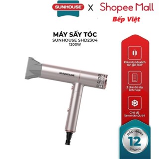 Máy sấy tóc Sunhouse SHD2304 - Công suất 1200W - 2 chế độ nhiệt, 1 chế độ gió mát - Tay cầm có thể gấp gọn