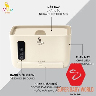 MÁY LÀM ẤM KHĂN ƯỚT MOAZ BÉBÉ - MB-008 MB-059