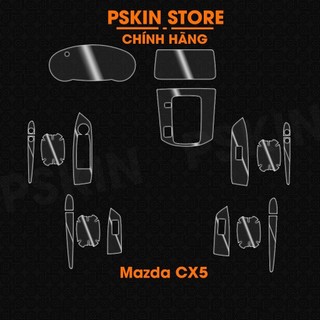  Mazda CX5 2018-2025 - Bộ dán PPF nội thất trong suốt bảo vệ xe ô tô - Pskin.Vn 