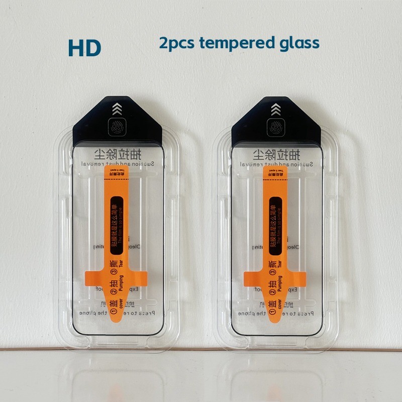 2 Chiếc Full Keo Dán Kính Cường Lực Cho iPhone 16 15 14 Plus 13 12 11 pro max XR X XS max i16 i15 i1