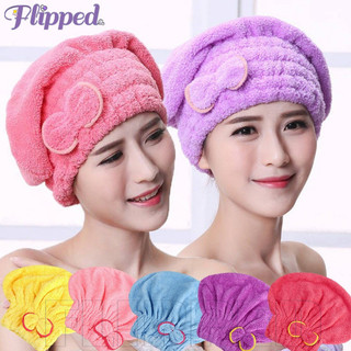 Microfiber Nhanh Tóc Sấy Khăn Tắm Spa Nơ Quấn Mũ Khăn Phụ Kiện Phòng Tắm Bonnets Cho Nữ Thiết Kế Mũ Tắm