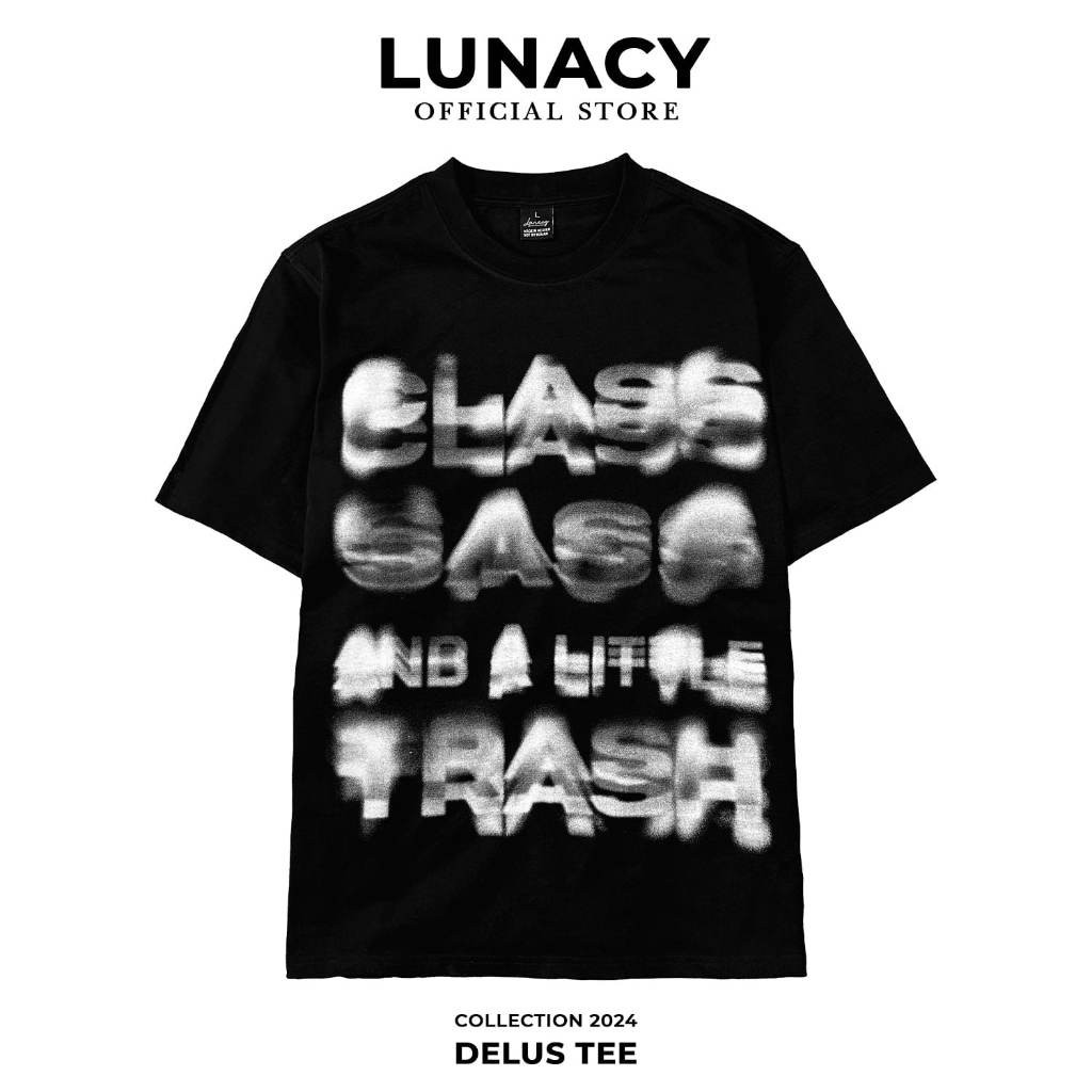 HOT Áo Thun Local Brand Unisex LUNACY DELUS 100% Cotton