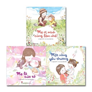 Sách tranh ngọt ngào mẹ và bé gái - mẹ ơi mình cùng làm nhé, một vòng yêu thương kim đồng