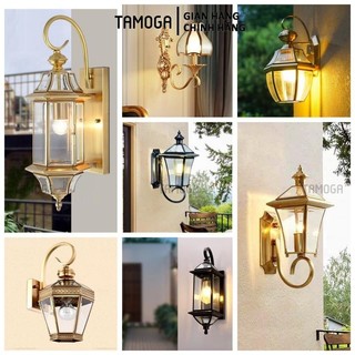Đèn treo tường, đèn gắn tường ngoài trời bằng đồng cao cấp TAMOGA 1081