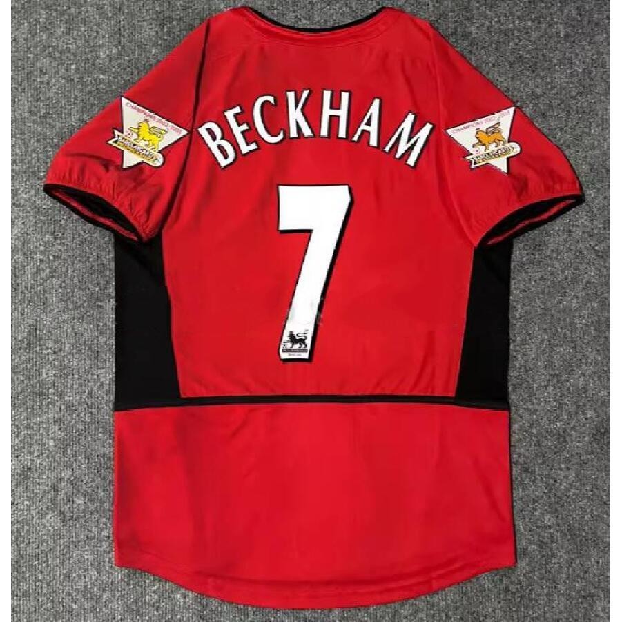 03 04 MU Away Retro Soccer Jersey Bóng đá RONALDO V.NISTELROOY