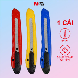 M&G dao rọc giấy Di Động Mini Tiện Ích Dao Chuyển Phát Nhanh Mở Dao Sinh Viên Sau Đại Học Kiểm Tra Đầu Vào Nghệ Thuật Dao Giấy 1 Gói Màu Ngẫu Nhiên
