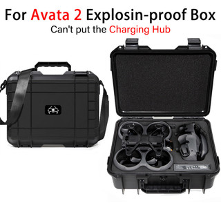 Dành cho dji avata 2 hộp chống cháy nổ crossover ba lô máy bay kính bay di động túi bảo quản phụ kiện hộp chống cháy nổ