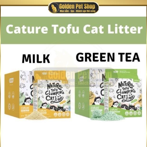 Cát vệ sinh làm từ đậu nành Cature cho mèo - 6L