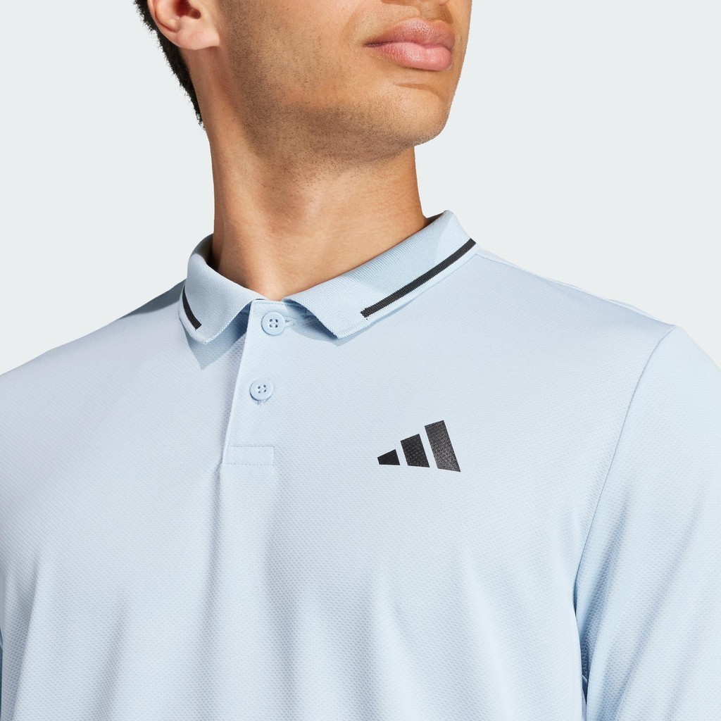 Adidas Quần vợt Áo Polo Piqué Tennis Club Nam Màu xanh da trời IJ4891