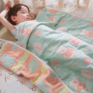 Chăn cho bé, chăn đũi 6 lớp thoáng mát, an toàn cho bé dd253