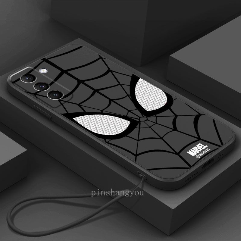 Ốp điện thoại Samsung S24 PLUS S24 Ultra S24 Thương hiệu thời trang Marvel Cool Spider-Man Eyes thẩm