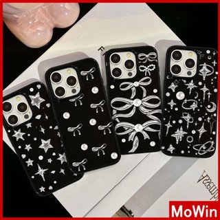 Mowin - Dành cho iPhone 15 Pro max vỏ Iphone TPU đen bóng Trường hợp mềm Bảo vệ chống sốc Máy ảnh Con bướm lớn đầy màu sắc Tương thích với iPhone 14 13 12 Pro Max 11 XR XS Max 7 8Plus