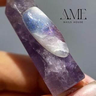 đá thạch anh tím chụp mẫu nail vân đá