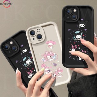 Dành Cho Huawei Y9S Y7A Y9 Prime 2019 Nova 12 Pro Y61 Y70 Y71 Nova 6 10 SE Vỏ Cặp Đôi Hoạt Hình Giai Điệu Kuromi Cặp Đôi Mắt Thiên Thần Vỏ Bảo Vệ Mềm