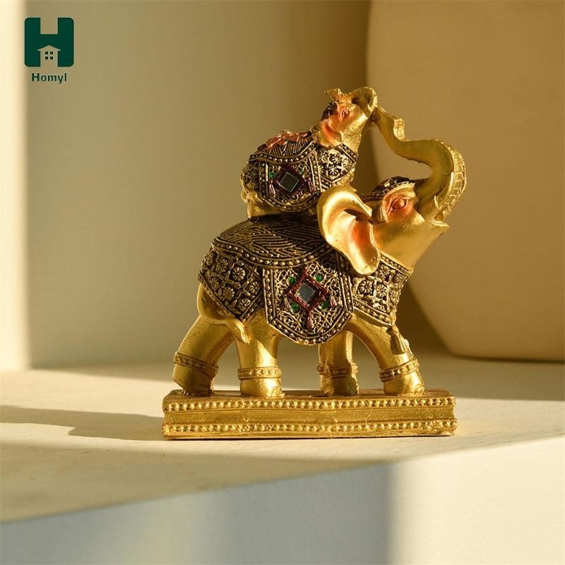 Tượng voi Đồ trang trí Tượng voi cho lò sưởi Phòng ngủ doanh nhân