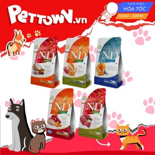 Hạt N&D cho mèo cao cấp gói chiết 1kg - Tặng kèm quà ngẫu nhiên
