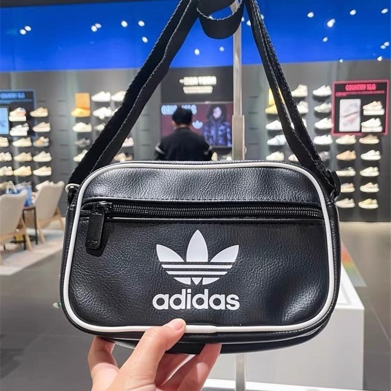 Túi xách nữ Adidas Originals Túi điện thoại di động đơn giản Túi thắt lưng Túi đeo chéo Túi đeo vai nam
