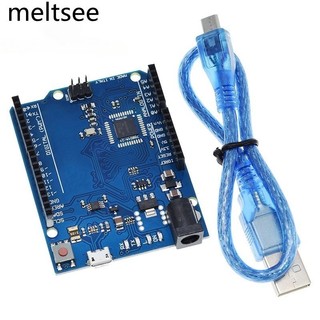 126 Bảng bo mạch vi điều khiển Leonardo R3 Atmega32U4 kèm cáp USB cho bộ khởi động Arduino tự làm