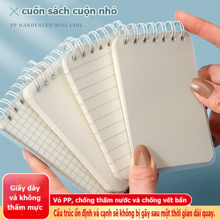A7 Sách bỏ túi, Notebook Trumpet, Cuộn dây trên, Notepad sinh viên, một cuốn sách nhỏ với bạn