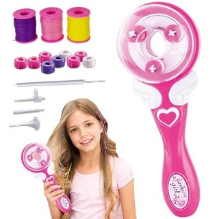 Máy bện tóc tự động - Máy bện điện cho trẻ em cho bé gái - Máy làm bện, Máy xoắn tóc, Dụng cụ uốn tóc - Bộ tạo kiểu tóc DIY
