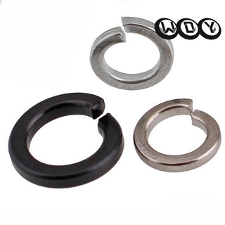  Tấm lót lò xo lớp 8 Máy giặt lò xo màu đen Tấm đệm đạn niken mạ kẽm dày M2M3M12-M30