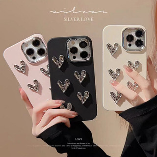  ốp lưng Ngọt thương Bạn gái Cute 3D Heart BFF Samsung Galaxy A25 A34 A54 A15 A24 4G A53 A33 A23 A13 A22 LTE M22 M32 A32 A52 A52S 5G A14 A12 M12 A05S A05 A03 A03S A51 A50 A50S A30S M40S Metal Lens Bezel Coverage Shockproof Soft silicone Phone Case JSK 04 