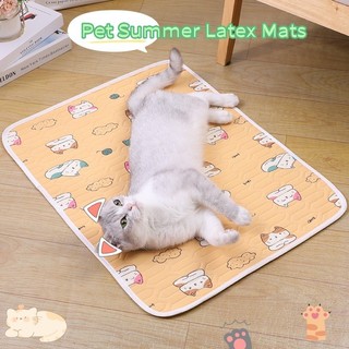 Thú cưng mùa hè làm mát cao su thảm cho chó thảm ngủ mèo chó tổ băng lụa mát thảm đá thảm cho thú cưng
