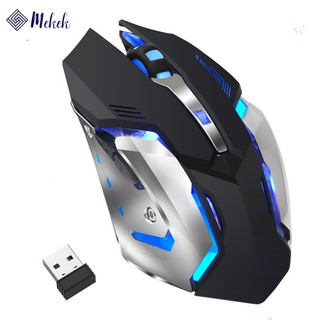 Chuột không dây JK9 Dạ quang Chuột không dây 2.4G tiện dụng 2400 DPI Chuột có thể sạc lại với khoảng cách truyền 10M