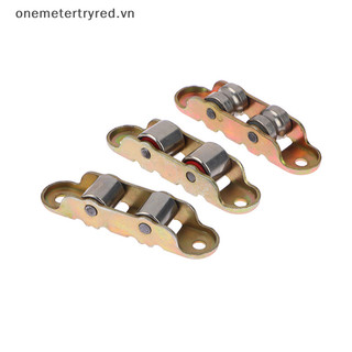 Metertryred 80 Loại Flat / Rãnh Bánh Xe Đôi Kim Loại Cửa Trượt Cửa Sổ Ròng Rọc Hỗ Trợ Đáy Trượt Con Lăn Theo Dõi Phụ Kiện Phần Cứng VN