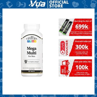 21st Century Mega Multi for Men - Bổ sung Vitamin và Khoáng chất cho Nam giới Chính Hãng