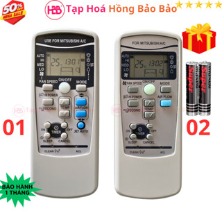 Điều khiển điều hòa Mitsubishi Mã 03 dòng MSY- MSZ- MS, remote máy lạnh Mitsubishi - Tạp Hoá HBB