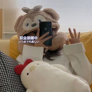 Hoạt Hình Hoạt Hình Ngủ Dụng Cụ Tiện Dụng Du Lịch Máy Bay Hình Chữ U Gối Có Mũ Trùm Đầu Plus Gối Cổ