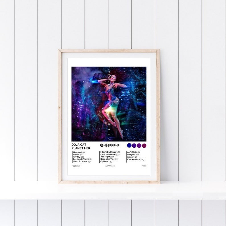 POSTER MUSIC ⭐️ Ca Sĩ / Nhạc Sĩ Doja Cat Album Poster - Tranh Treo Tường - Wall Decor - FREESHIP