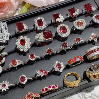 Nhẫn Ruby Nhẫn Nữ Trang Sức Thời Trang Nhiều Phong Cách