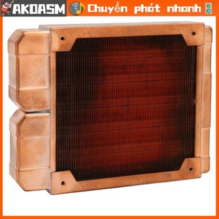 AKOASM Bộ tản nhiệt làm mát bằng nước Tất cả đồng đỏ G1/4 máy tính ống 0 28in cho