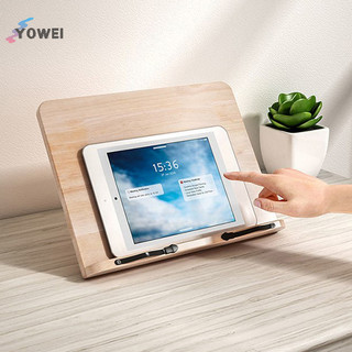 Yowei có thể điều chỉnh đọc sách còn lại máy tính bảng nấu nhà phòng học giá đỡ sách có thể gập lại đứng vn