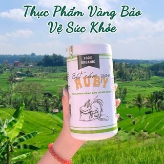 Bột cám gạo Ruby nguyên chất siêu mịn hủ 450g