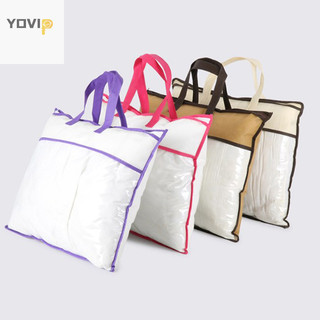 Yovip Trong Suốt Không Dệt Bao Bì Chăn Dây Kéo Chống Bụi Túi Bảo Quản Hộ Gia Đình Tổ Chức Túi Tote Nhiều Kích Cỡ VN