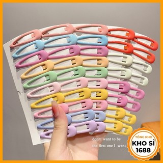 Kẹp tóc mái đơn giản nhiều màu đơn giản thời trang dành cho nữ, kẹp tóc bé gái E1849