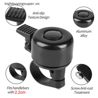 Hbs Hợp Kim Nhôm Cảnh Báo An Toàn Báo Động Tay Cầm Vòng Sừng Phụ Kiện Đi Xe Đạp Buzina HOT