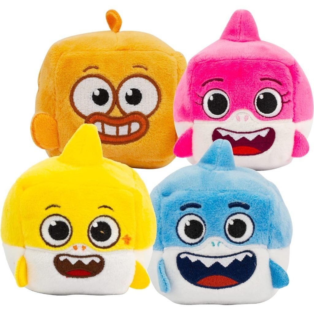 Thú nhồi bông cho bé Buổi biểu diễn lớn của Baby Shark Song Cube – Singing Baby Shark Plush (Mỹ)
