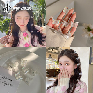  Jojo COCO Kẹp Tóc Bướm Trong Suốt Phong Cách Hàn Quốc Phụ Nữ Dễ Thương Hàng Ngày Kẹp Tóc Phụ Kiện 