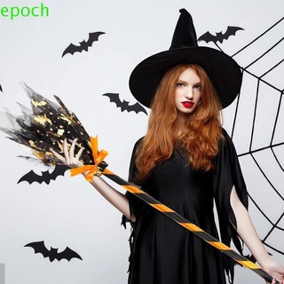 Epoch Halloween Phù Thủy Chổi, Trang Phục Hóa Trang Đạo Cụ Nơ Bay Chổi Đạo Cụ, Đảng Lớn Đạo Cụ Lưới Đầy Màu Sắc Halloween Cosplay Phụ Kiện Trẻ Em