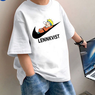 (áo local brand)💎CoCo Kids Áo thun ngắn tay Cotton nguyên chất cho bé trai Phong cách mới Thời trang phù hợp Áo cổ tròn