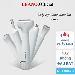 Máy cạo lông vùng kín LEANO 5 chức năng không gây đau rát khi sử dụng