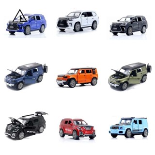 Xe địa hình hợp kim mô phỏng SKJK, 1 / 36 Lexus Lx570 4 cửa có thể mở các bức tượng nhỏ trên ô tô, Mô hình đúc kim loại Đồ chơi mô hình xe Mini cổ điển tinh tế Quà tặng Giáng sinh