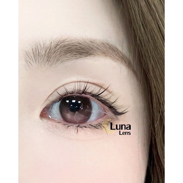 [CÓ SẴN] 2 CHIẾC KÍNH ÁP TRÒNG MÀU HỒNG KHÔ APSARA SIÊU ÊM SIÊU MỀM SIÊU ĐẸP - LENS CÓ CẬN LỆCH 0.00