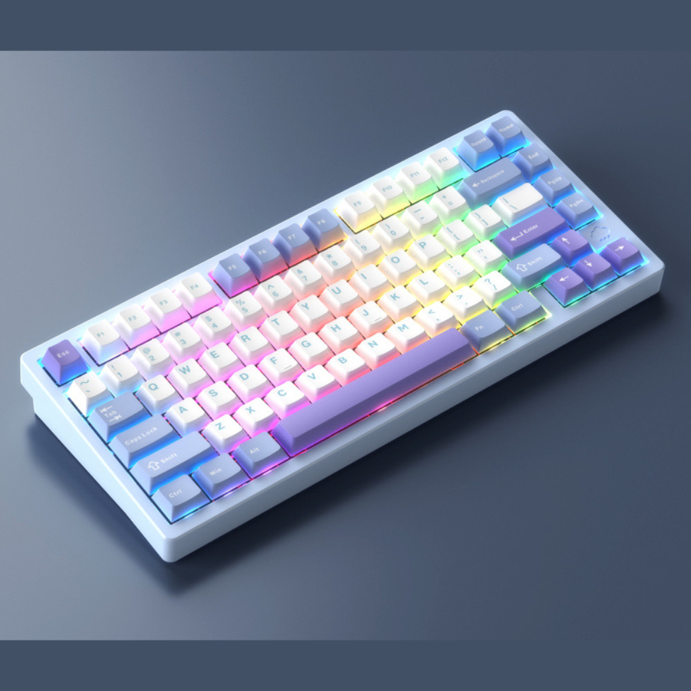 [Hàng Sẵn] Bàn phím cơ không dây Rainy75 | rainy 75 nhôm CNC, mạch xuôi, 3 modes, leg rgb , hostswap, keycap pbt | BigBuy360 - bigbuy360.vn