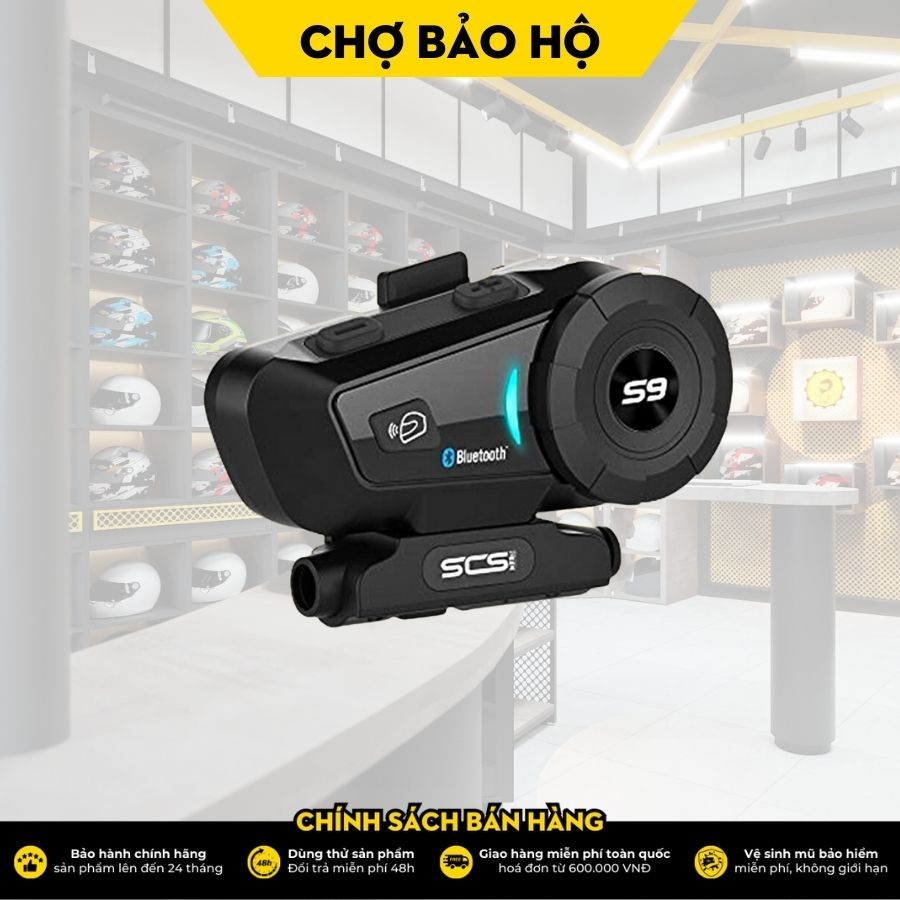 [Ảnh thật] [Chính hãng] TAI NGHE BLUETOOTH SCS S9